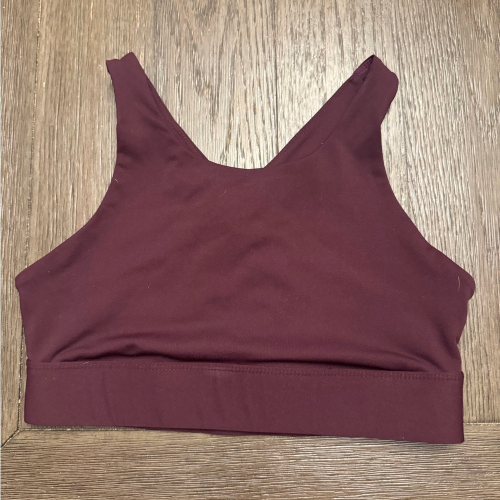 Fabletics size small Burgundy Sports Bra
